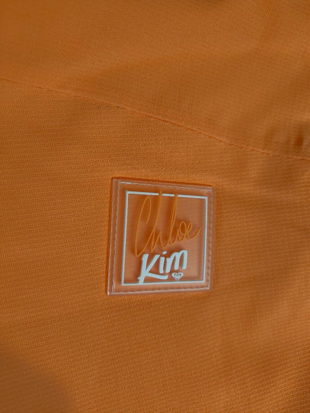 ROXY Chloe Kim DryFlight Snow Pants Women’s M Orange/White - Picture 3 of 8
